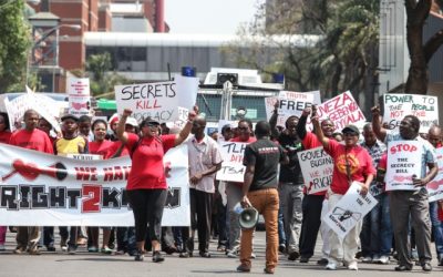 “Secrets kill democracy” — Activists protest oppressive secrecy bill