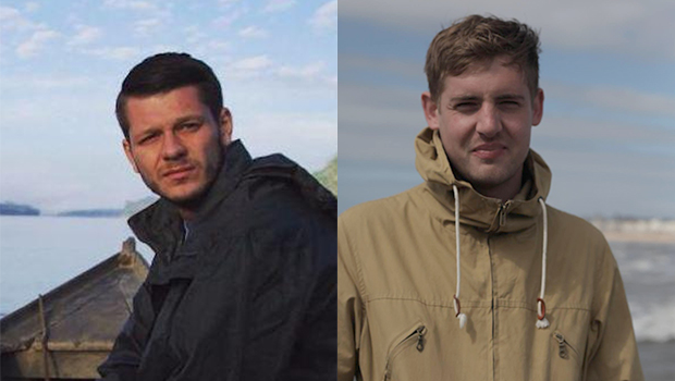 British journalists Jake Hanrahan, left, and Philip Pendlebury and a local colleague were filming clashes between pro-Kurdish youths and security forces, according to Vice. (Photos: Vice News)