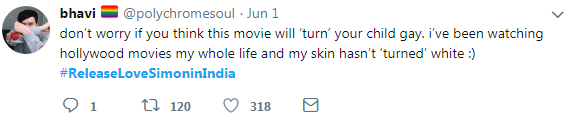 tweet-this movie will not turn your children gay 