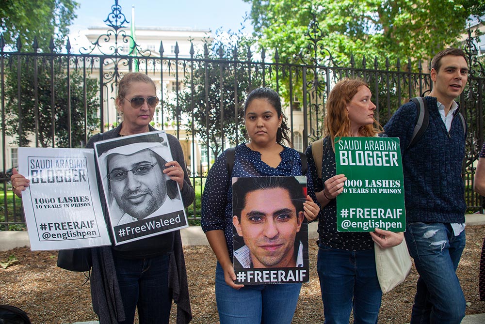 Marking Seven Years Since The Arrest Of Raif Badawi 