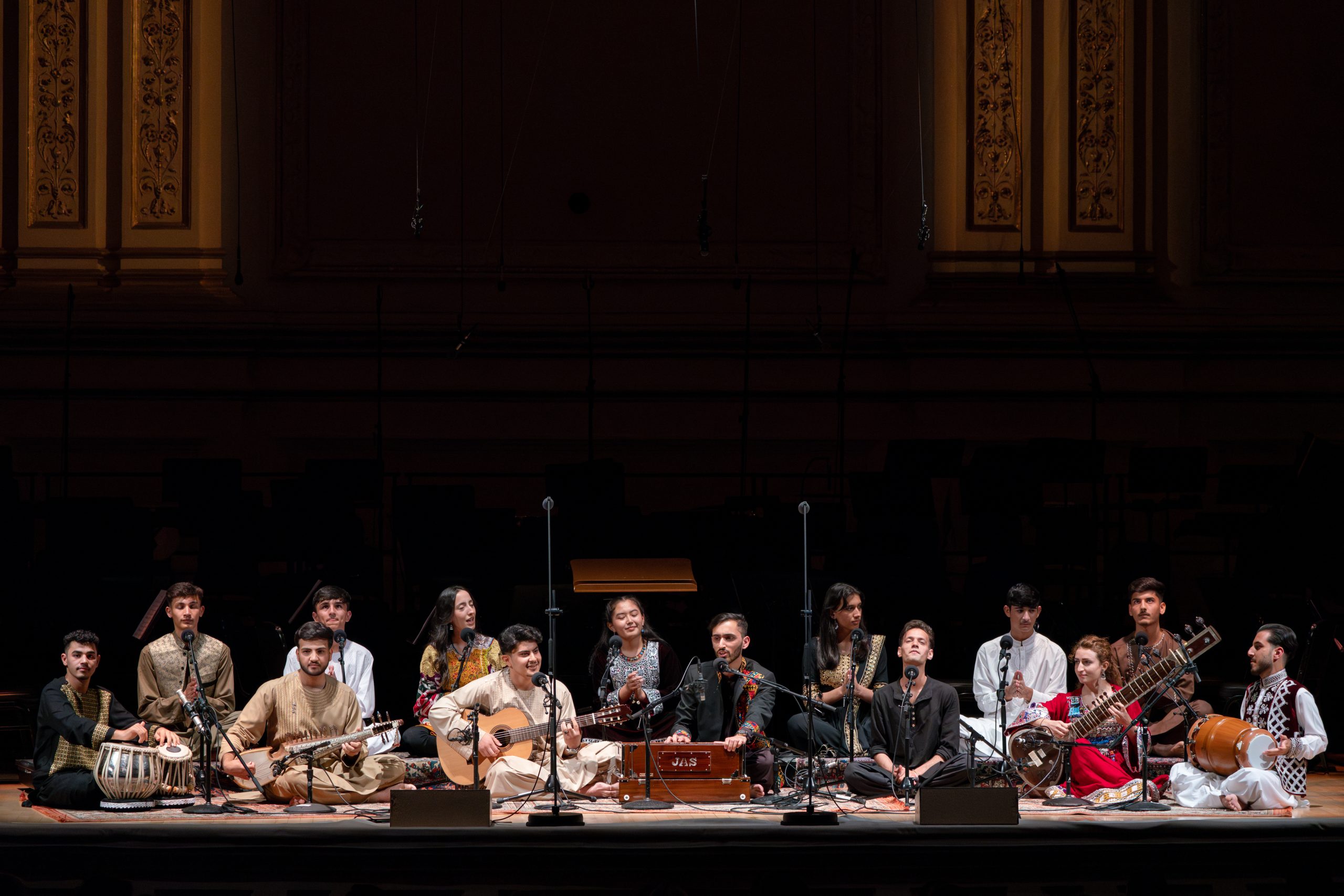 The Afghanistan National Institute of Music perform