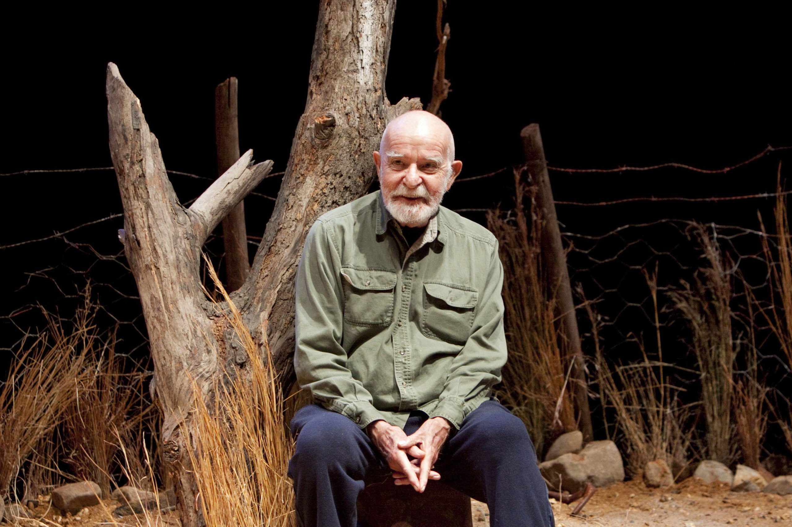 Athol Fugard on theatre set