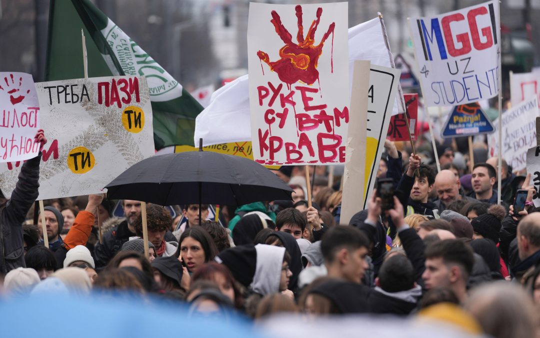 Students versus the state in Serbia